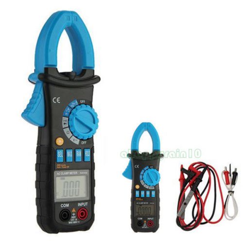 Digital clamp meter dc ac current voltage resistance tester lcd display for sale
