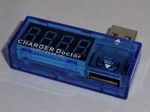 Usb power charger tester voltage amperage amp meter voltmeter digital display for sale