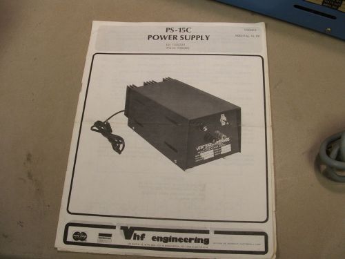 Vintage Power Supply - VHF Engineering PS-15C with Manual