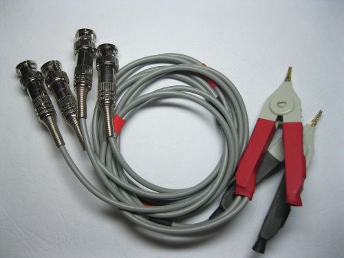 5 Set Kelvin Clip for LCR Meter with 4 BNC Test Wires