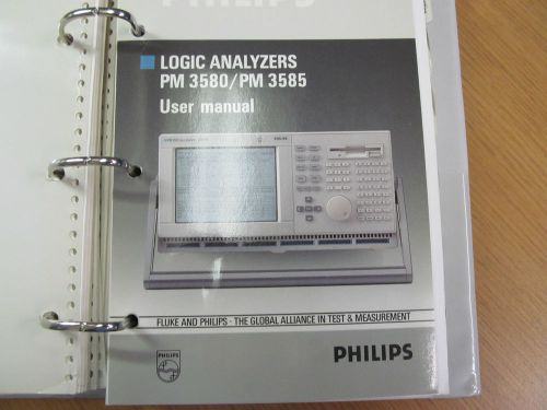 Philips PM3580/PM3585 Logic Analyzers User Manual w/ Schematics.