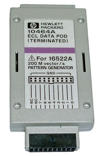 Agilent/hp 10464a ecl (16522a/022) terminated data pod for sale
