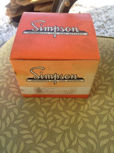 Simpson Volt Meter 0–300 VDC NOS in Box