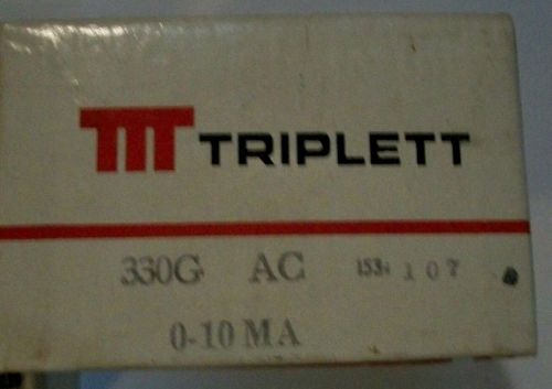 Triplett 330G AC Meter Movement 0 -5 AC Amperes NOS NIB 330 G