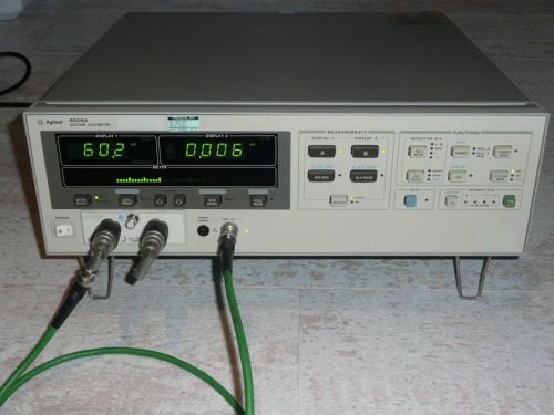 Hp / agilent 8508a vector volt meter with input module 85082a 300khz to 2ghz. for sale