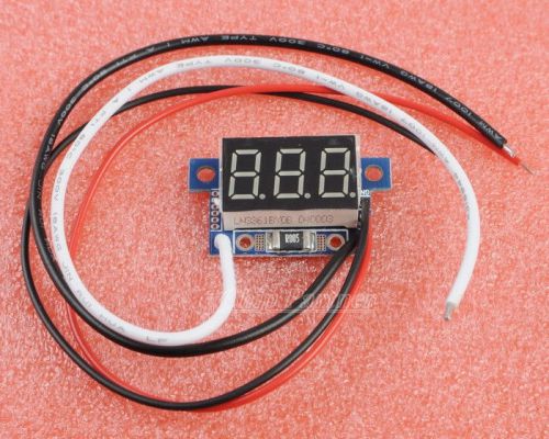 Yellow led panel meter dc 0 to 5a mini digital ammeter for sale