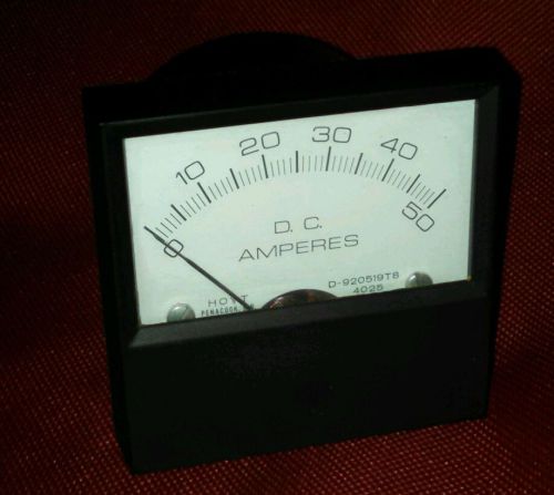 HOYT 0-50 Amperes DC Analog amp meter 4840? USA Ammeter