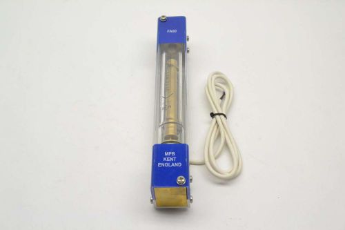 New mpb industries fa-60 3846-12 1/2 in variable area flowmeter b374142 for sale