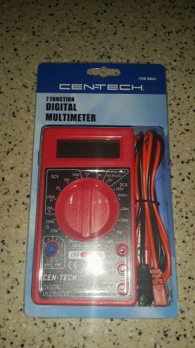 Cen-Tech 7 Function Digital Multimeter, model 98025, AC DC tester