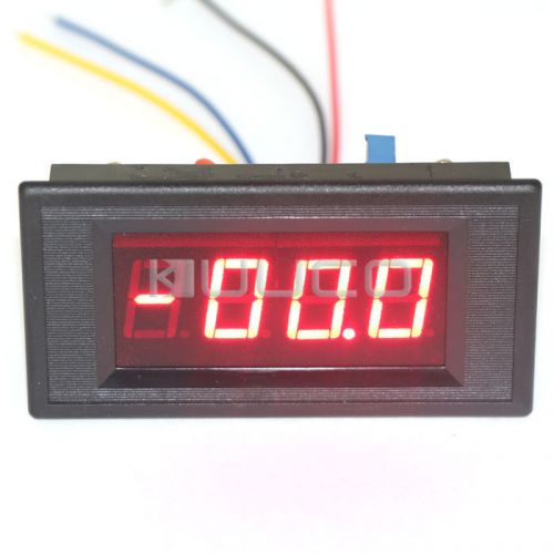Red LED Micro Ammeter 0-200uA DC Current Measurement Eletronic Amps Panel Meter