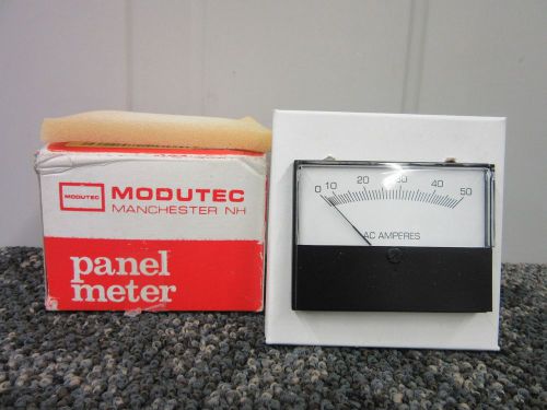 MODUTEC 2S AAC-050 PANEL METER AMP RANGE/SCALE 0-5- ACA NEW