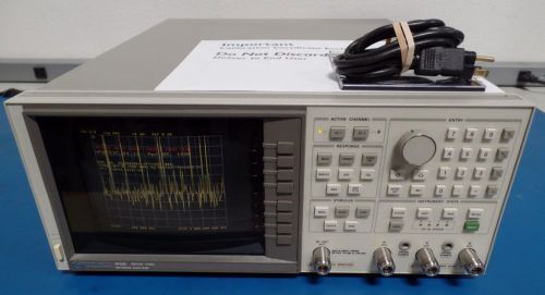 Hp agilent 8753c network analyzer, 300 khz to 6 ghz w/ opt 006 calibrated for sale