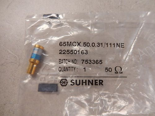 Huber &amp; suhner 65 mcx-50-0-31/111ne termination 22550163 .5w female 671 for sale