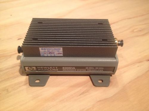 Hewlett packard hp 83051a 45 mhz - 50 ghz microwave rf amplifier for sale