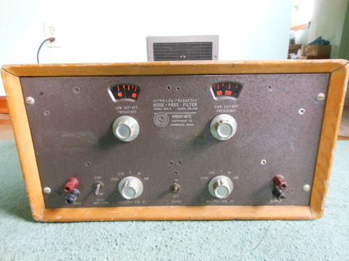 Vintage Krohn-Hite Model 330-A Ultra Low Frequency Band Pass Filter Estate