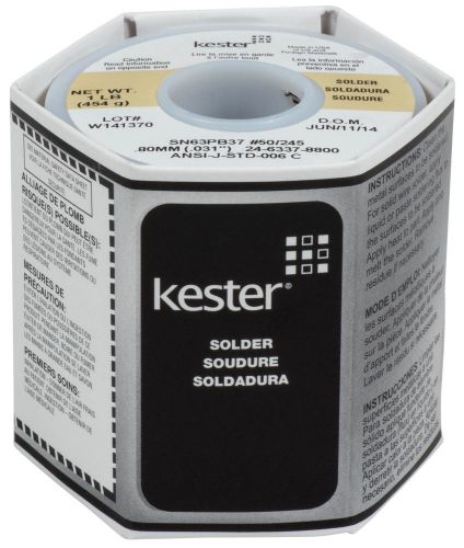 Kester 245 no-clean core solder 63/37 .031&#034; 1 lb. spool 370-078 for sale