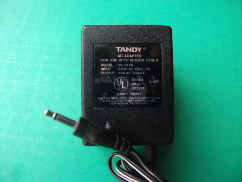 Ac power adapter supply tandy 26-117b for modem dcm-3 for sale