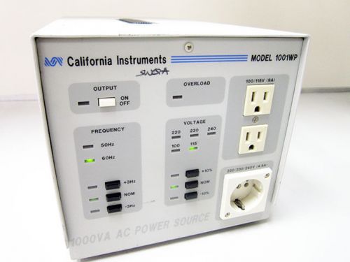 California instruments 1001wp 1000 watt ac power source 47 hz - 63 hz  0-230 v for sale