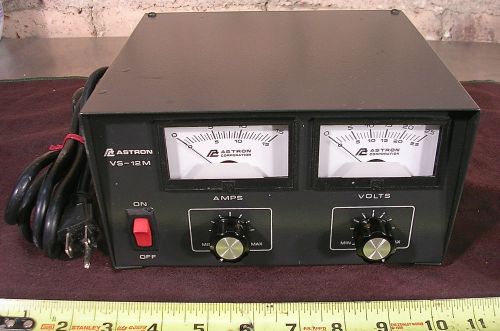 Astron model no. vs-12m-20v, 2-20 vdc variable output power supply 115 vac input for sale