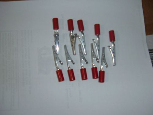 20 Pc Insulated Test Alligator Electrical Clip Clamp Connector