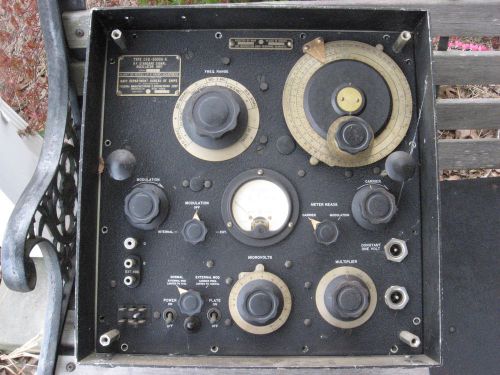 Federal Mfg. &amp; Eng Vintage 1945 Navy LP-5 RF Signal Generator CFD-60006-A 20080