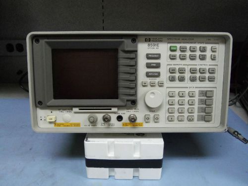 Hewlett Packard 8591E 9 kHz to 1.8 GHz Spectrum Analyzer options 001, 041 75 ohm