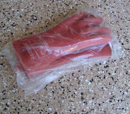 Salisbury d120 type 1 class 0 1000 volt size 9 rubber electrical gloves (new) for sale
