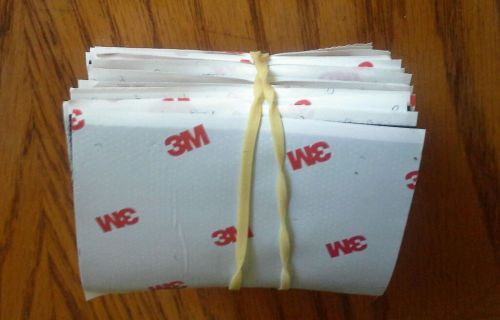 3M New Velcro with Adhesive Backing Lot of 10 (3&#034; X 2&#034;)