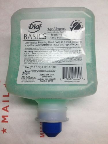 Dial Basics Foaming Hand Soap HypoAllergenic (Refill 33.8 Fl Oz) -FREE SHIPPING!