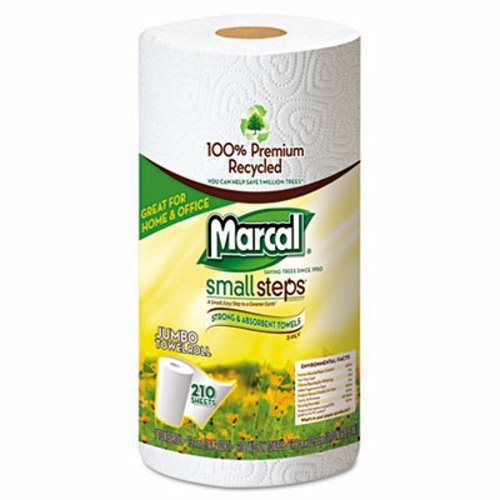 Marcal 100% Premium Recycled Mega Roll Paper Towel, 12 Rolls (MRC6210)