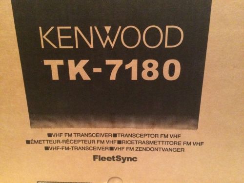 Kenwood tk-7180 k vhf 30w - 512 ch **brand new in the box** (motorola / icom) for sale