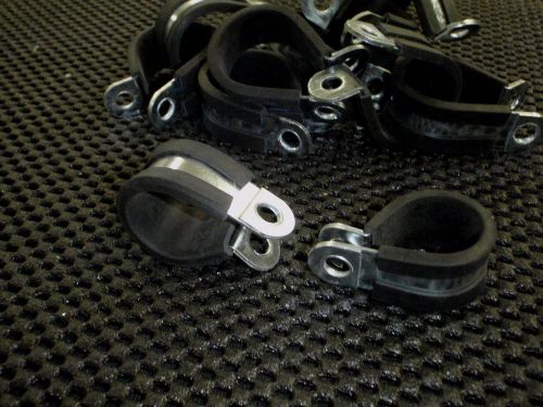 10 pc wire cable harness hose cushioned clamp 3/4&#034; heavy duty 20mm for sale
