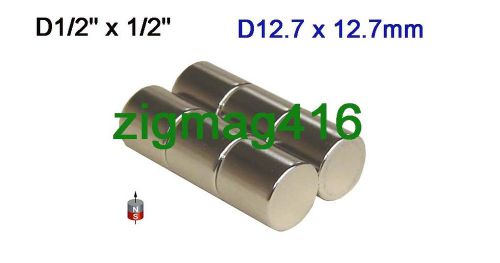 24 pcs of  n42 neodymium (rare earth) cylinder magnets 1/2&#034;dia x 1/2&#034; for sale