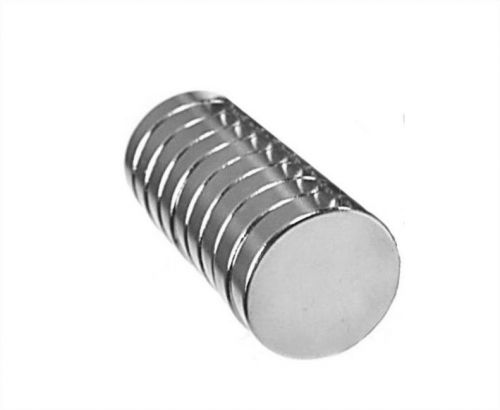10 Neodymium Magnets 1/2 x 1/8 inch Disc N48 Emovendo  Extremely powerful magnet