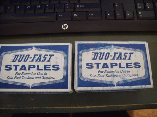Duo-Fast Staples 1/4&#034; 508-D 5,000 per box 2 Boxes NEW