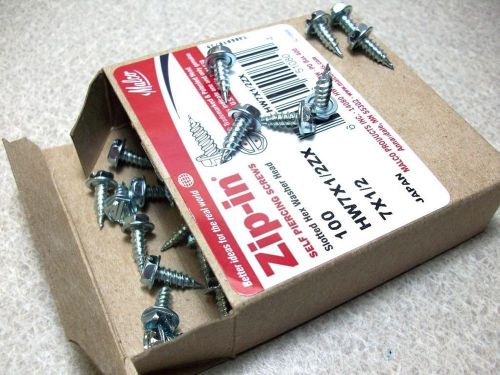 Zip-in self piercing screws ~  box of 100 for sale