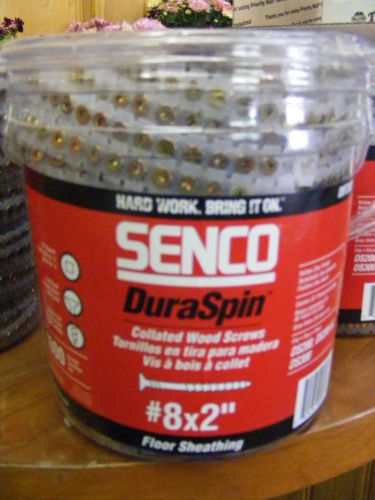 Lot of 2 senco duraspin  2&#034;- collated floor sheathing wood screws -1,000 ct for sale