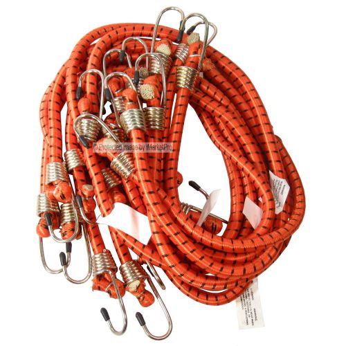 10 PK Heavy Duty 36&#034; 3&#039; Long x 1/2&#034; Dia Thick Bungee Cords Tie Down Cord Strap