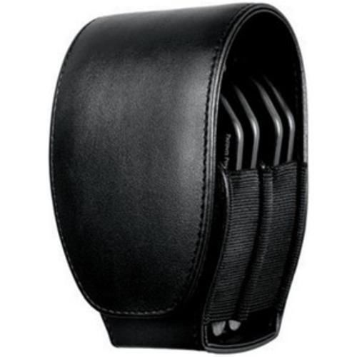 Asp asp56160 double handcuff case black leather construction secure restraints for sale