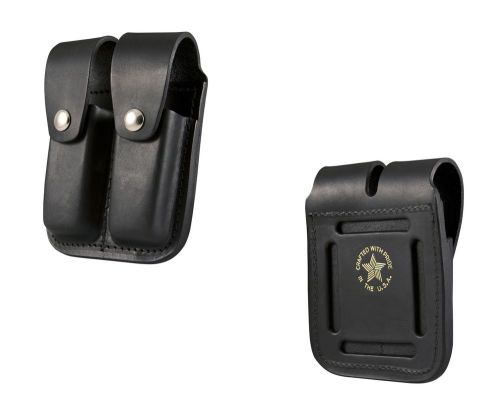 NEW LAW PRO MFG BY BOSTON LEATHER 5602-1 DOUBLE MAGAZINE POUCH .45 GLOCK S&amp;W M&amp;P