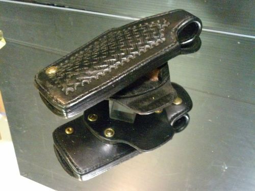 Unknown sig holster basketweave, rh smith &amp; wesson 39 waist belt height for sale