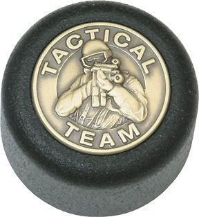 ASP Baton Caps Tactical Team Insignia Brass These replacements caps are designed