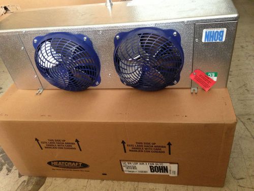 New bohn 2 fan air defrost walk in glycol evaporator btuh/°itd 475 ec 115v for sale
