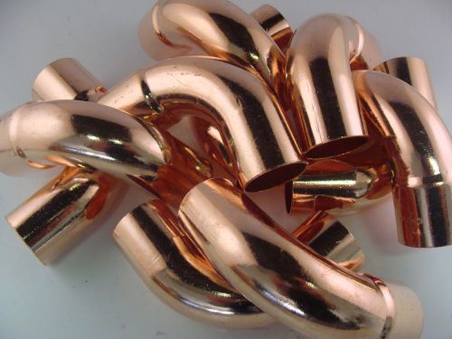 10 copper elbow hvac/r 90 lt el cxc  1-1/8&#034;od 1&#034;id a/c refrigeration st fittings for sale