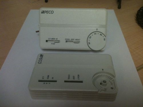 TA155-046  Peco Controls  Elec Tstat  Man C/O 3sp Fan Ht Cl Off