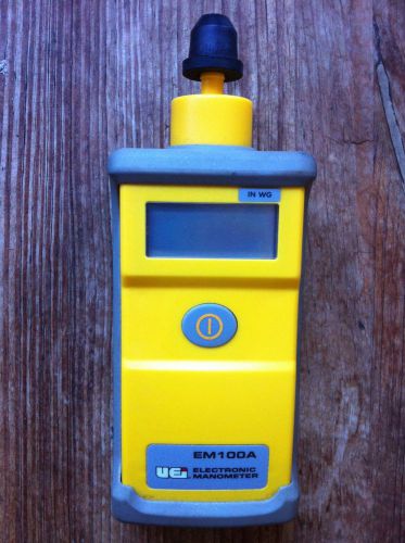 Uei em100a electronic manometer nice used no reserve for sale