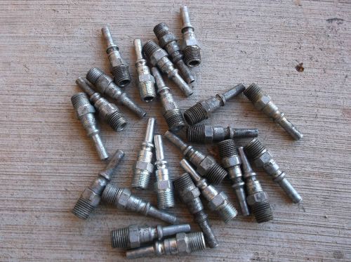 Lincoln style 1/4&#034; air nipples - 24 pieces used still good for long neck coupler for sale