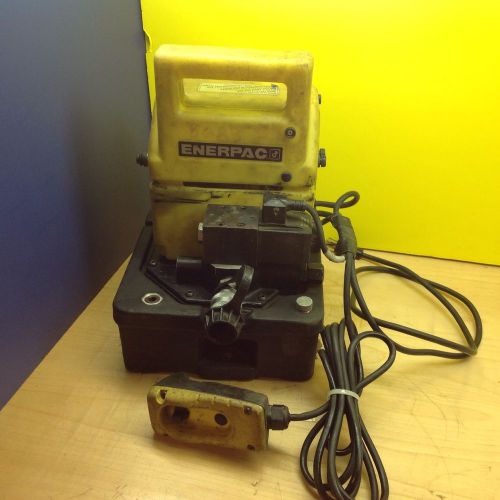 Enerpac pud1100b , hydraulic pump,115v great for hose crimpers, cable cutters for sale