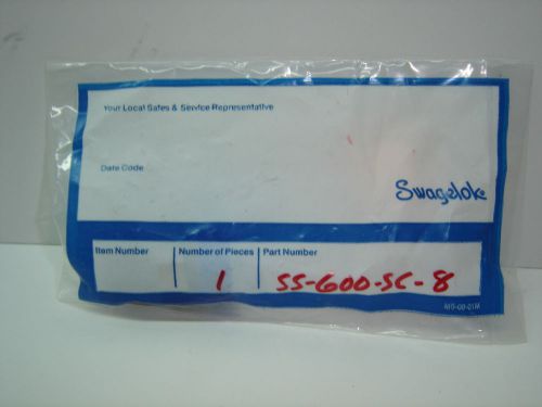 Swagelok ss-600-sc-8 sanitary flange fittings 3/8&#034; tube 1/2&#034; flange size nib for sale