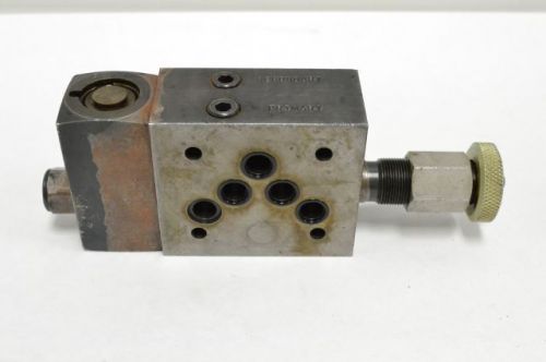 Parker mpr600sp control base manifold hydraulic valve b220656 for sale